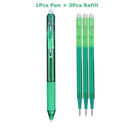 0.7mm Magic Erasable Pen Press Gel Pen Set 8 Colors Erasable Refill Rod Gel Ink Stationery Retractable Pens Washable Handle Rod