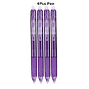 0.7mm Magic Erasable Pen Press Gel Pen Set 8 Colors Erasable Refill Rod Gel Ink Stationery Retractable Pens Washable Handle Rod