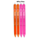 0.7mm Magic Erasable Pen Press Gel Pen Set 8 Colors Erasable Refill Rod Gel Ink Stationery Retractable Pens Washable Handle Rod