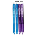 0.7mm Magic Erasable Pen Press Gel Pen Set 8 Colors Erasable Refill Rod Gel Ink Stationery Retractable Pens Washable Handle Rod