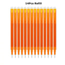 0.7mm Magic Erasable Pen Press Gel Pen Set 8 Colors Erasable Refill Rod Gel Ink Stationery Retractable Pens Washable Handle Rod