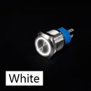 16mm Metal Push Button Switch Ring Lamp Power Symbol Buttons Waterproof  LED Light Self-lock Self-reset  1NO1NC