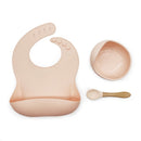 1Set Baby Bowl&Bib Personalized Name Baby Dishes Non-Slip Crockery Silicone Baby Feeding Bowl Tableware BPA Free for Baby Plate
