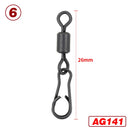 25 piece Carp Fishing Swivels Quick Change Stainless Steel for Carp Fishing Rig Fishing Accessories Terminal Tackle