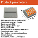 1/3/5/10/100pcs Universal Cable wire Connectors 222 TYPE Fast Home Compact wire Connection push in Wiring Terminal Block 2-8 Pin