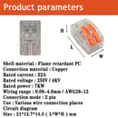 1/3/5/10/100pcs Universal Cable wire Connectors 222 TYPE Fast Home Compact wire Connection push in Wiring Terminal Block 2-8 Pin
