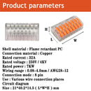 1/3/5/10/100pcs Universal Cable wire Connectors 222 TYPE Fast Home Compact wire Connection push in Wiring Terminal Block 2-8 Pin