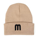 Cute Smile Crochet Knit Cap Beanie 2019 Autumn New Solid Warm Skullies Beanies Caps Female Knitted Hat Ladies Girls Winter Hats