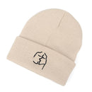 Cute Smile Crochet Knit Cap Beanie 2019 Autumn New Solid Warm Skullies Beanies Caps Female Knitted Hat Ladies Girls Winter Hats