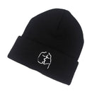 Cute Smile Crochet Knit Cap Beanie 2019 Autumn New Solid Warm Skullies Beanies Caps Female Knitted Hat Ladies Girls Winter Hats