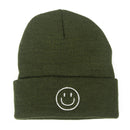 Cute Smile Crochet Knit Cap Beanie 2019 Autumn New Solid Warm Skullies Beanies Caps Female Knitted Hat Ladies Girls Winter Hats