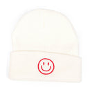 Cute Smile Crochet Knit Cap Beanie 2019 Autumn New Solid Warm Skullies Beanies Caps Female Knitted Hat Ladies Girls Winter Hats