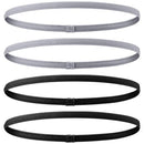 4 Pieces Thick Non-Slip Elastic Sport Headbands Hair Headbands,Exercise Hair and Sweatbands for Women and Men
