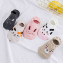 10 Piece=5 Pairs/lot Cute Animal Spring Women Socks Set Korean Style Funny Cat Dog Panda Low Cut Ankle Short Sox Happy Size34-40