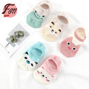 10 Piece=5 Pairs/lot Cute Animal Spring Women Socks Set Korean Style Funny Cat Dog Panda Low Cut Ankle Short Sox Happy Size34-40