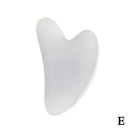 2pcs/Set Kamien Gua Sha Stone For Face Massage Rose Quartz Jade Stone Face Massage Roller Gua Sha Scraper Board Face