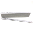 10 pcs Wooden Nail File 100/180/240 Grey Sandpaper Buffer Block Professional Pedicure Manicure Polishing Files Tools Sets