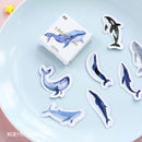 Pink Purple Love Material Sticky Diary Stickers Aesthetic Scrapbook Sticker for Notebooks Stationery Supplies Packing 46PCS