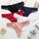 3Pcs/Lot Women's Cotton G-String Thong Panties String Underwear Women Briefs Sexy Lingerie Pants Intimate Ladies