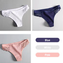 3Pcs/Lot Women's Cotton G-String Thong Panties String Underwear Women Briefs Sexy Lingerie Pants Intimate Ladies