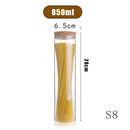 Mason Candy Jar For Spices Glass bamboo Cover Container Glass Jars With Lids Cookie Jar Kitchen Jars And Lids Wholesale
