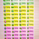 100Pcs Personal Name Stickers Waterproof Cute Custom children stickers For Daycare Scrapbook School Scrapbooking stickers