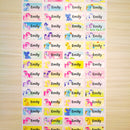 100Pcs Personal Name Stickers Waterproof Cute Custom children stickers For Daycare Scrapbook School Scrapbooking stickers