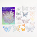 45 Pcs Unicorn Starry Night Retro Hot Stamping Stickers Handbook Diary Decoration Diy Decoration Stickers For Scrapbook Handmade
