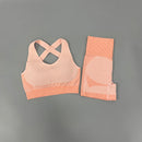 Seamless Women Yoga Set Gym Clothing LongSleeve Crop Top High Waist Leggings Workout Sportswear Fitness Sport Suit Yoga Clothing