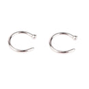 2pcs U Shaped Fake Nose Ring Hoop Septum Rings Stainless Steel Nose Piercing Fake Piercing Oreja Pircing Jewelry