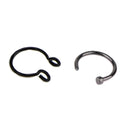 2pcs U Shaped Fake Nose Ring Hoop Septum Rings Stainless Steel Nose Piercing Fake Piercing Oreja Pircing Jewelry