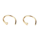 2pcs U Shaped Fake Nose Ring Hoop Septum Rings Stainless Steel Nose Piercing Fake Piercing Oreja Pircing Jewelry