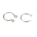 2pcs U Shaped Fake Nose Ring Hoop Septum Rings Stainless Steel Nose Piercing Fake Piercing Oreja Pircing Jewelry