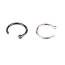 2pcs U Shaped Fake Nose Ring Hoop Septum Rings Stainless Steel Nose Piercing Fake Piercing Oreja Pircing Jewelry