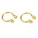 2pcs U Shaped Fake Nose Ring Hoop Septum Rings Stainless Steel Nose Piercing Fake Piercing Oreja Pircing Jewelry