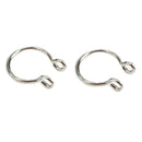 2pcs U Shaped Fake Nose Ring Hoop Septum Rings Stainless Steel Nose Piercing Fake Piercing Oreja Pircing Jewelry