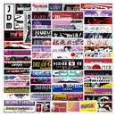 10/30/66PCS Japan Racing Style JDM Modification Sticker For Suitcase Skateboard Laptop Phone Car Styling Decal Sticker Kids Toy
