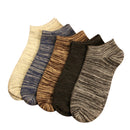 10 Pieces=5 Pairs/lot Men Socks Mesh Breathable Short Casual Socks Summer Cotton Sports Socks Absorb Sweat Ankle Socks Set Meias