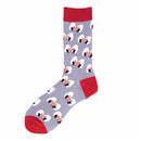 MYORED 1 pair men socks cotton funny crew socks cartoon animal fruit dog women socks novelty gift socks for spring autumn winter