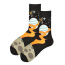 MYORED 1 pair men socks cotton funny crew socks cartoon animal fruit dog women socks novelty gift socks for spring autumn winter