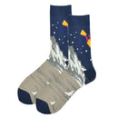MYORED 1 pair men socks cotton funny crew socks cartoon animal fruit dog women socks novelty gift socks for spring autumn winter