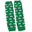 Elbow Length Fingerless Gloves Arm Sleeve Warmer Rainbow Colored Striped Knitted Sunscreen Halloween Costume Fingerless Mittens