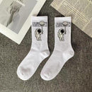 Korean Style Harajuku Skateboard Long Socks Creative Fun Lightning Hip Hop Style Socks Unisex Street Couple Socks