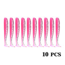 10CM Fishing Accessories Soft Lures for Bait All Artificial Feeder Silica Gel Crankbaits Tackle 2021 Surface Sea Lure With Salt