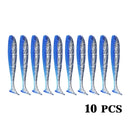 10CM Fishing Accessories Soft Lures for Bait All Artificial Feeder Silica Gel Crankbaits Tackle 2021 Surface Sea Lure With Salt