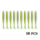 10CM Fishing Accessories Soft Lures for Bait All Artificial Feeder Silica Gel Crankbaits Tackle 2021 Surface Sea Lure With Salt