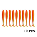 10CM Fishing Accessories Soft Lures for Bait All Artificial Feeder Silica Gel Crankbaits Tackle 2021 Surface Sea Lure With Salt