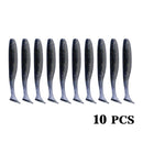 10CM Fishing Accessories Soft Lures for Bait All Artificial Feeder Silica Gel Crankbaits Tackle 2021 Surface Sea Lure With Salt
