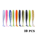 10CM Fishing Accessories Soft Lures for Bait All Artificial Feeder Silica Gel Crankbaits Tackle 2021 Surface Sea Lure With Salt