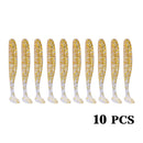 10CM Fishing Accessories Soft Lures for Bait All Artificial Feeder Silica Gel Crankbaits Tackle 2021 Surface Sea Lure With Salt